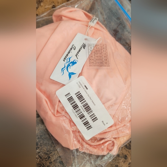 Fashion Nova- Mermaid Swimwear One Piece (Blush) *new* - Picture 8 of 9